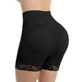 thumbnail image 1 of MISS COCOLI Womens Butt Lifter Padded Lace Panties Tummy Control Underwear Smoothing Hip Enahncer Body Shaper Boyshorts, 1 of 7
