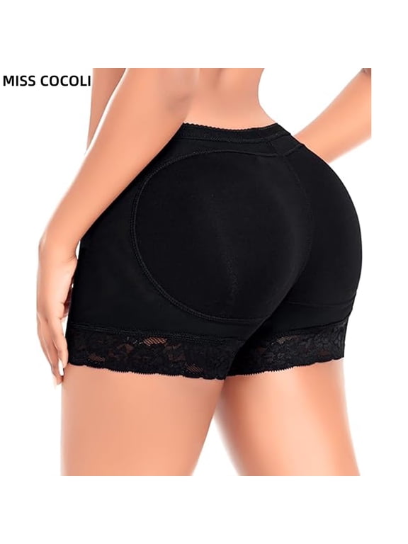 Lace Padded Panties for Women Slimming Butt Lifter Underwear Hip Enhancer Shaper Booty Pads Shapewear