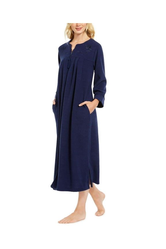 Intimates Navy All Seasons Sleepwear Robe Size: XL