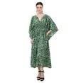 thumbnail image 1 of Miss Lavish London Kaftan Dresses for Women Beach Cover up Kaftans Caftans Moo Moos Women Swimwear Cover up Green Large, 1 of 8