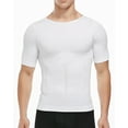 thumbnail image 1 of MISS MOLY 2 Pack Men Shapewear Vest Seamless Abdomen Slim T-Shirt Classic Abs Body Shaper, 1 of 4