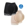 thumbnail image 1 of MISS MOLY 2 Pack Padded Butt Lifter for Women Control Brief Hip Enhancer Seamless Shapewear Slimming with Pads Underwear, 1 of 6