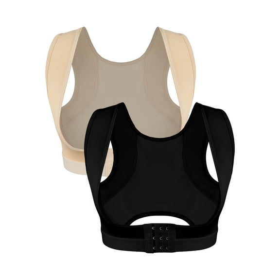 MISS MOLY 2 Pack Women Push up Shapewear Tops Shaper Vest Sleeveless Posture Corrector