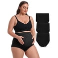 thumbnail image 1 of MISS MOLY 3 Pack Maternity Underwear for Women Over Bump Seamless Maternity High Waist Support Panties, 1 of 5