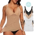 thumbnail image 1 of MISS MOLY 3 Pack Shapewear Camisole for Women Tummy Control Compression Tanks Cami Tops V-Neck Camisoles, 1 of 5