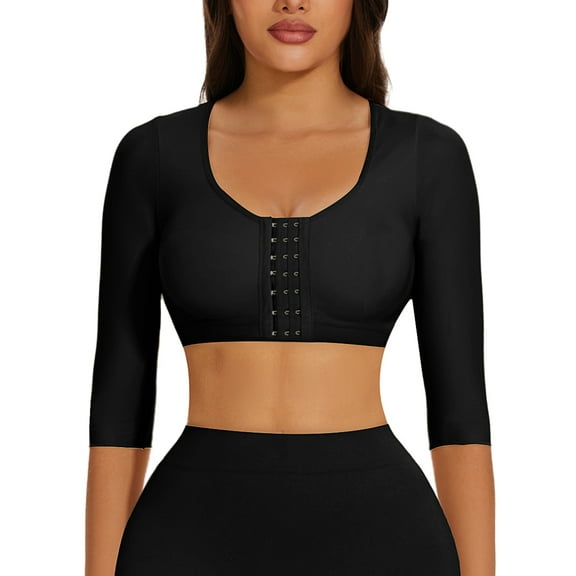 MISS MOLY Arm Shaper for Women Post Surgery Compression Shapewear 3/4 Sleeves Slimming Arm Faja Arm Lipo Garments