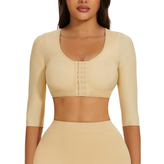 MISS MOLY Arm Shaper for Women Post Surgery Compression Shapewear 3/4 Sleeves Slimming Arm Faja Arm Lipo Garments