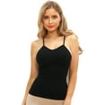 thumbnail image 1 of MISS MOLY Camisoles for Women with Built in Bra, Summer Sleeveless Tank Top Padded Bra Women cami for Yoga,Daily Wearing, 1 of 5