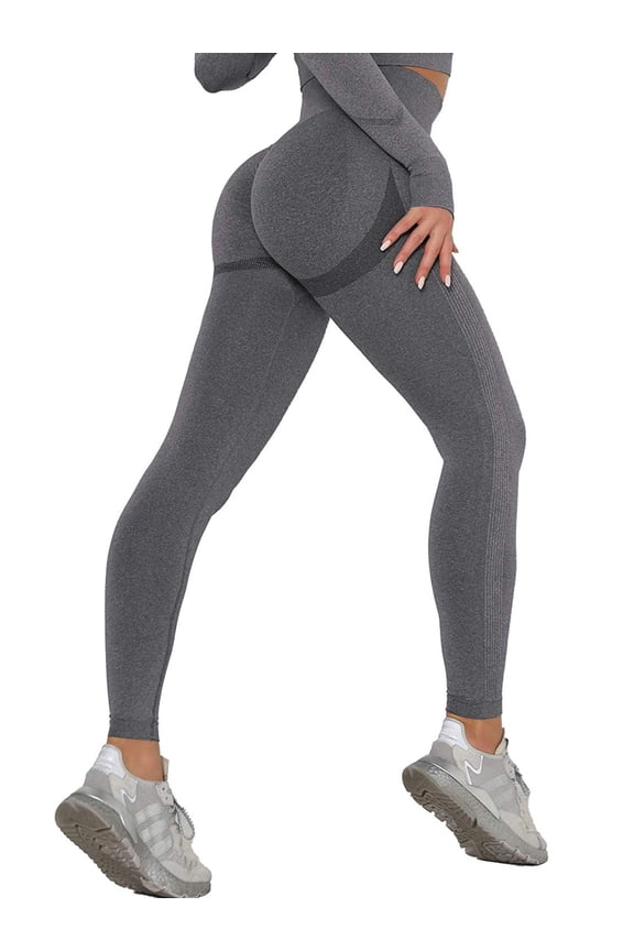 High Waist Ruched Yoga Pants Workout Gym Booty Leggings Seamless Sports Running Tights for Women