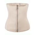 thumbnail image 1 of MISS MOLY Latex Waist Trainer Zipper Shapewear Firm Tummy Control Body Slimming Cincher Hook, 1 of 4