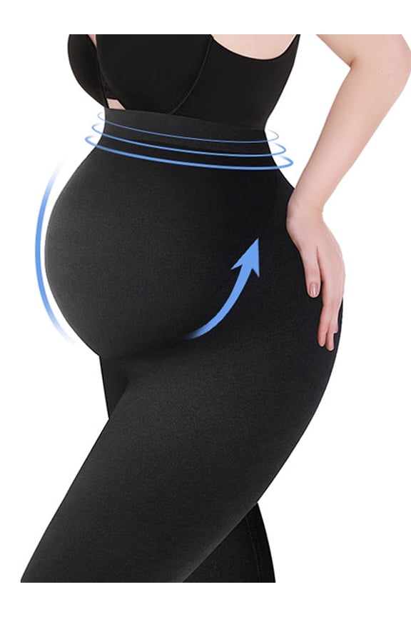 Maternity Shapewear High Waisted Pregnancy Anti Chafing Body Shaper Seamless Underwear Slimming Panties Belly Support Leggings