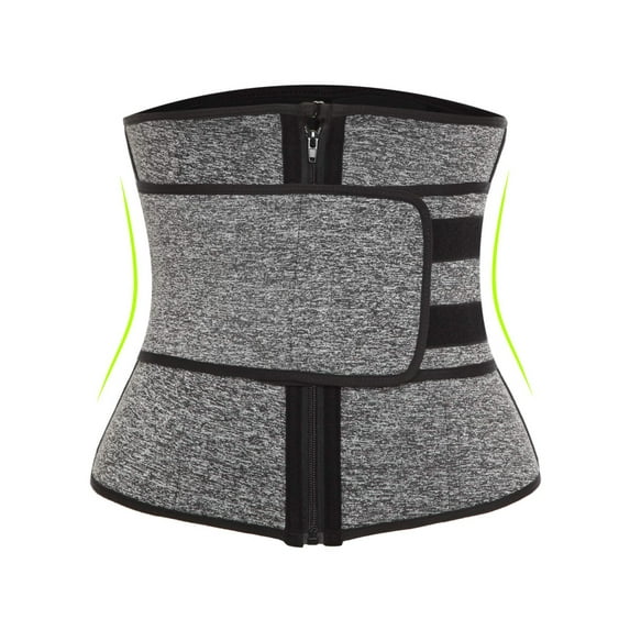 MISS MOLY Neoprene Sauna Waist Trainer Corset Sweat Belt for Women Weight Loss Compression Trimmer Workout Fitness