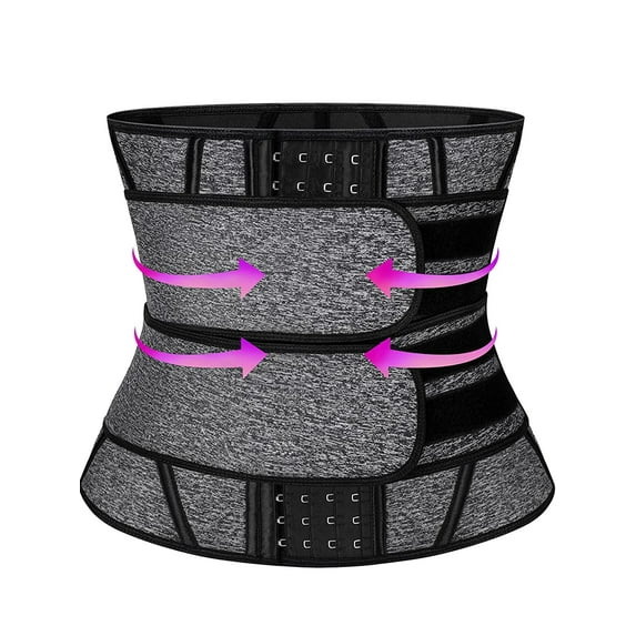 MISS MOLY Neoprene Sauna Waist Trainer Sweat Girdle Belt for Women Weight Loss Compression Trimmer Workout Fitness Shapewear