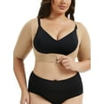 thumbnail image 1 of MISS MOLY Plus Size Upper Arm Shaper for Women Compression Short Sleeves Shapewear Tops, 1 of 2