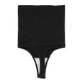thumbnail image 1 of MISS MOLY Sexy Underwear for Women High Waist Thong Shapewear Tummy Control Cincher Black, 1 of 5
