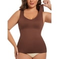 thumbnail image 1 of MISS MOLY Shapewear Tummy Control Tank Top Compression Tanks for Women V-Neck Camisole Cami Slimming Body Shaper, 1 of 6