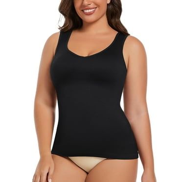 MISS MOLY Shapewear Tummy Control Tank Top Compression Tanks for Women V-Neck Camisole Cami Slimming Body Shaper