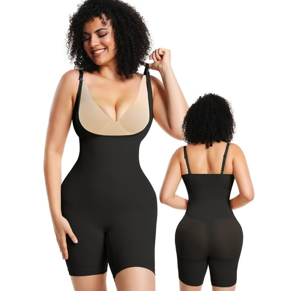 MISS MOLY Shapewear for Women Butt Lifter Underbust Bodysuit Tummy Control Full Body Shaper Thigh Slimmer