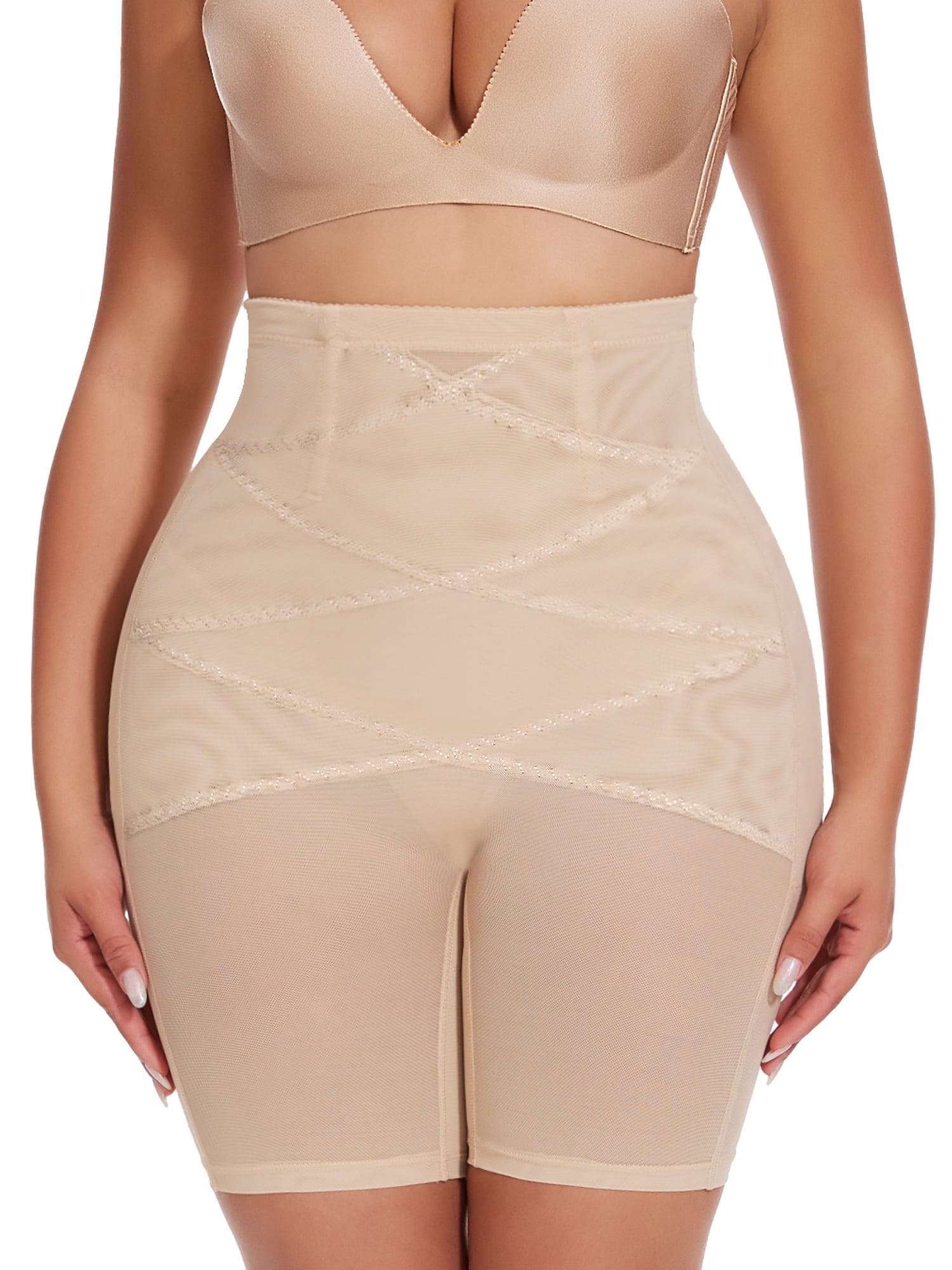 MISS MOLY Canottiera da Donna per la Pancia, Modellante ed Elastica, Nero, XXXL