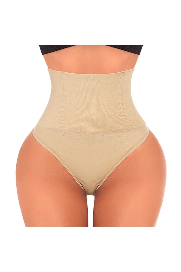 Tummy Control Thong Shapewear for Women Seamless Brief Shaping Thong Panties Body Shaper Underwear
