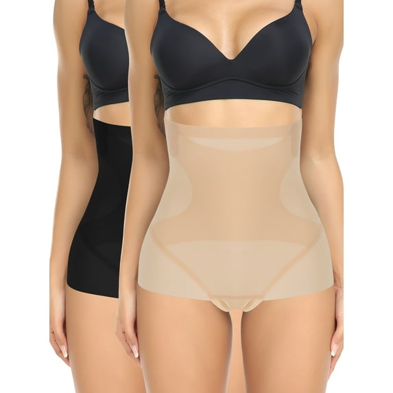 MISS MOLY Tummy Control Shapewear for Women High Waisted Panties Body Shaper Seamless Girdle