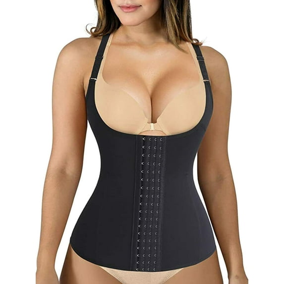 MISS MOLY Waist Trainer Corset Vest for Weight Loss Sport Body Shaper Workout Underbust Cincher Steel Boned Tummy Tank