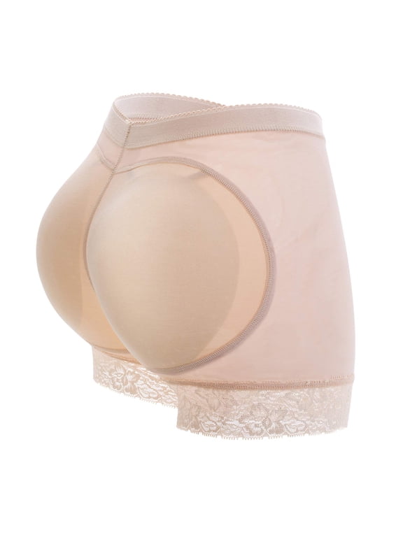 Women Lace Padded Seamless Butt Lifter Hip Enhancer Shaper Panties Underwear