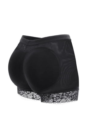 Women Lace Padded Seamless Butt Lifter Hip Enhancer Shaper Panties Underwear