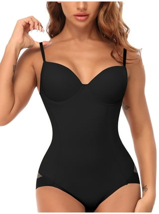 Baywell Shapewear Bodysuit for Women Tummy Control Seamless Body Shaper  Slimming Sculpting Jumpsuits Corset One Piece Shapewear with Built In Bra 