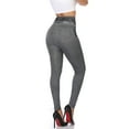 thumbnail image 1 of MISS MOLY Women Slim Push Up Seamless High-Waisted Elastic Jeggings Denim Pants Leggings, 1 of 5