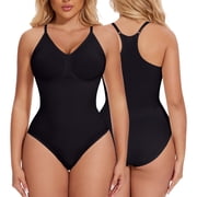 MISS MOLY Women's Bodysuit Tummy Control Shapewear Seamless Racerback Body Tops
