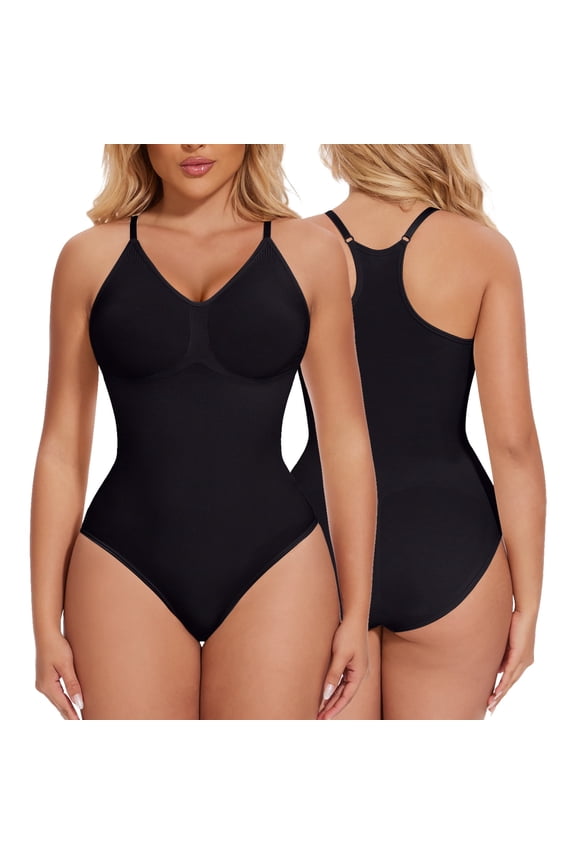 Women's Bodysuit Tummy Control Shapewear Seamless Racerback Body Tops