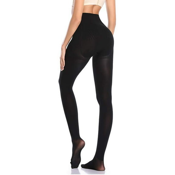 MISS MOLY Women's Super Opaque Coverage Control Top Tights Soft Elastic Pantyhose