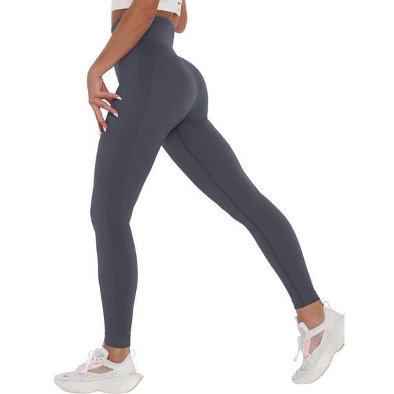 MISS MOLY Women's High Waist Seamless Leggings Workout Tight Gym Yoga Pants Tummy Control Sports Compression