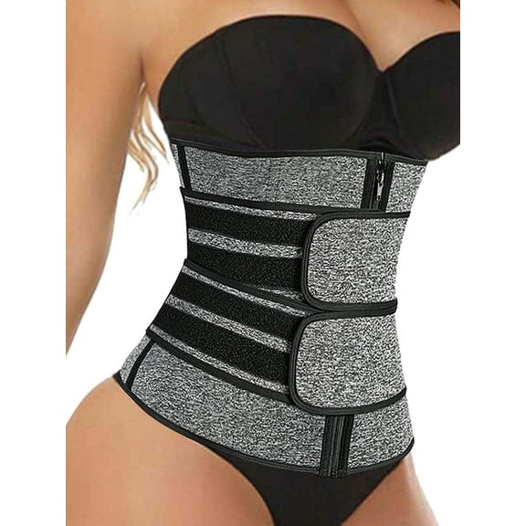 MISS MOLY Women's Waist Trainer Trimmer Hot Sweat Body Shaper Tummy Cincher Slimming Belt