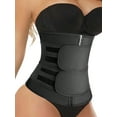 thumbnail image 1 of MISS MOLY Women's Waist Trainer Trimmer Hot Sweat Body Shaper Tummy Cincher Slimming Belt, 1 of 6