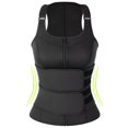 thumbnail image 1 of MISS MOLY Women's Workout Waist Trainer Vest Zipper Body Shaper with Adjustable Belts Underbust Corset Neoprene Sauna Sweat Suit, 1 of 6