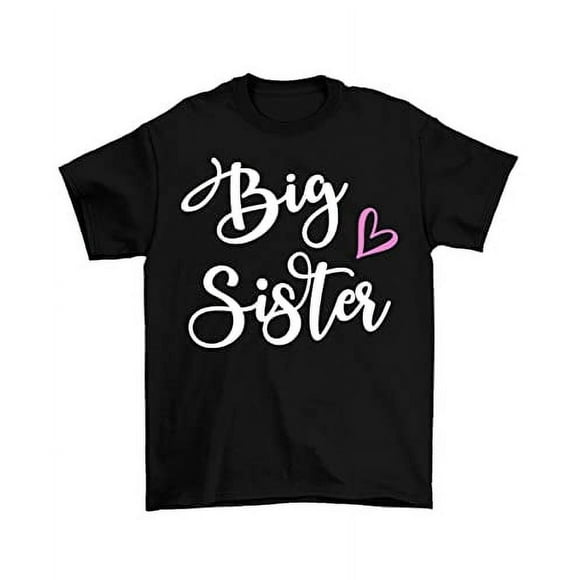 Big Sister Super Soft Short Sleeve T-Shirts for Big Sis Announcement, Promoted to Big Sis, Everyday Wear| Toddler to Big Girl Sizes