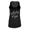 thumbnail image 1 of MISS POPULAR Birthday Tank Top for Women with Chest Print| Glitter Birthday Girl, Queen, Squad, Its My Birthday | Sizes S-3XL (US, Alpha, Medium, Regular, Regular, Birthday Girl - Silver), 1 of 6