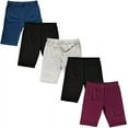 thumbnail image 1 of MISS POPULAR Girls Biker Shorts Soft Comfortable Cotton Spandex Elastic Waistband | Sizes 4-16, 1 of 5