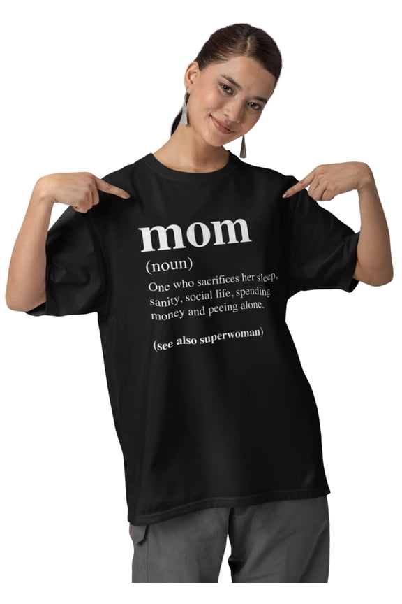 Mom T-Shirts with Chest Print | Gifts for Mother's Day, Mom's Birthday, Blessed, Best Mom | Sizes S-2XL (US, Alpha, XX-Large, Regular, Regular, Combo A)