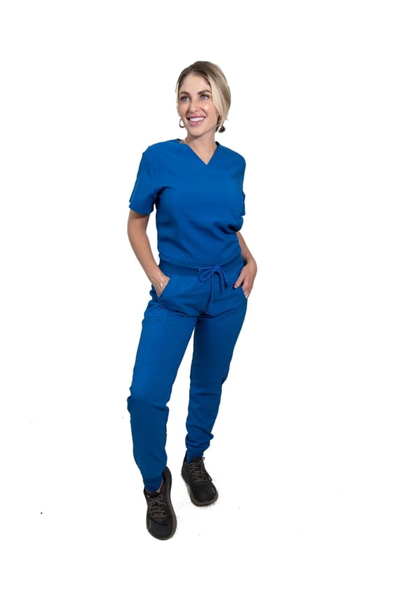 Women’s Scrub Joggers Stretch Fabric Multiple Pockets Medical Professionals Nurses, Doctors