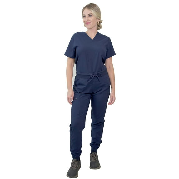 MISS POPULAR Women’s Scrub Joggers Stretch Fabric Multiple Pockets Medical Professionals Nurses, Doctors
