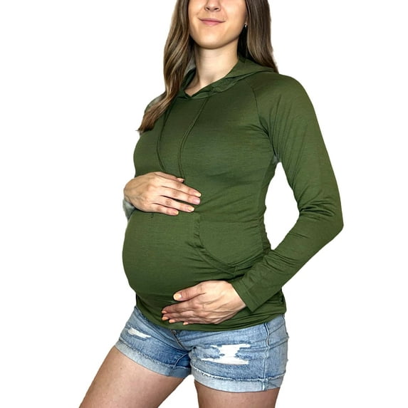 MISS POPULAR Womens Maternity Hoodie