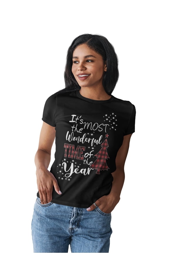 Womens Xmas Holiday T shirts, Christmas, Seasonal Prints | S-2XL