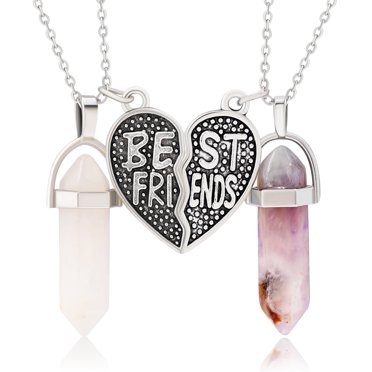 AditiGarden Magnetic Friendship Necklaces - 2 Piece BFF Butterfly Fairy Matching Necklace Set