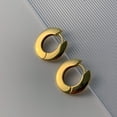 thumbnail image 1 of MISS RIGHT Hoop Earrings 14K Gold Plated Hoop Earrings for Womens Earrings, Unique & Safe Small Hoop Earrings, Thick Chunky Gold Hoop Earrings, Nickel Free 14K Gold Plated Earrings, 1 of 6