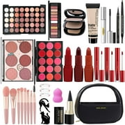 AOLIKOKO All In One Makeup Kit,Makeup Kit for Women Full Kit,Multipurpose Womens Makeup Sets,Beginners and Professionals Alike,Easy to Carry