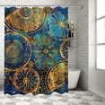 thumbnail image 1 of Orinice Android Jones Bathroom Decor Set Colorful Luxurious Graphic Print Polyester Fabric Fashion Shower Curtain Set with Hooks 60x72, 1 of 7