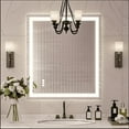 thumbnail image 1 of MISSDAY LED Bathroom Mirror, 28"x32" LED Vanity Mirrors with light, Anti-Fog Wall-Mounted Mirror, 1 Panel, 1 of 4